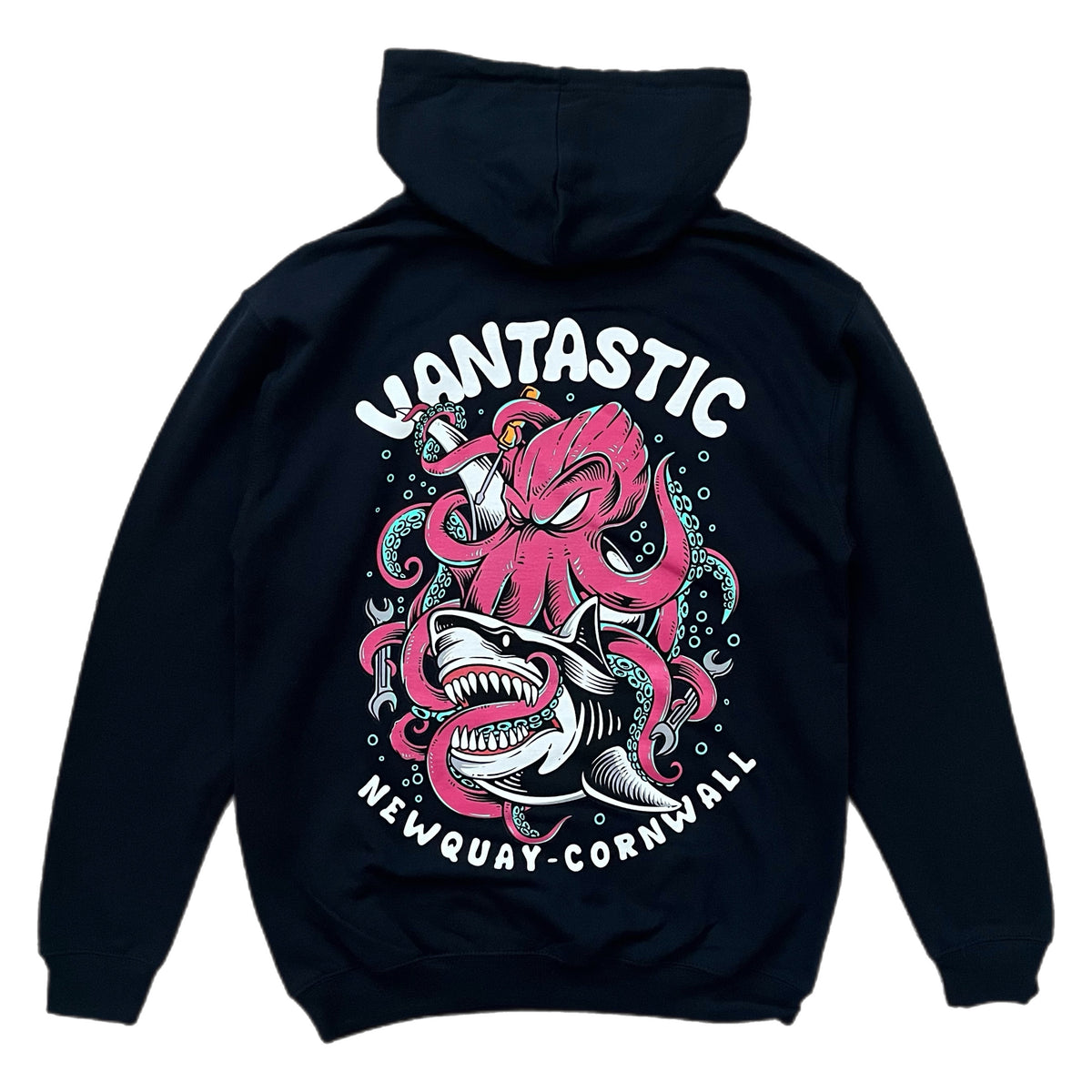 Shark attack Hoody - dark navy