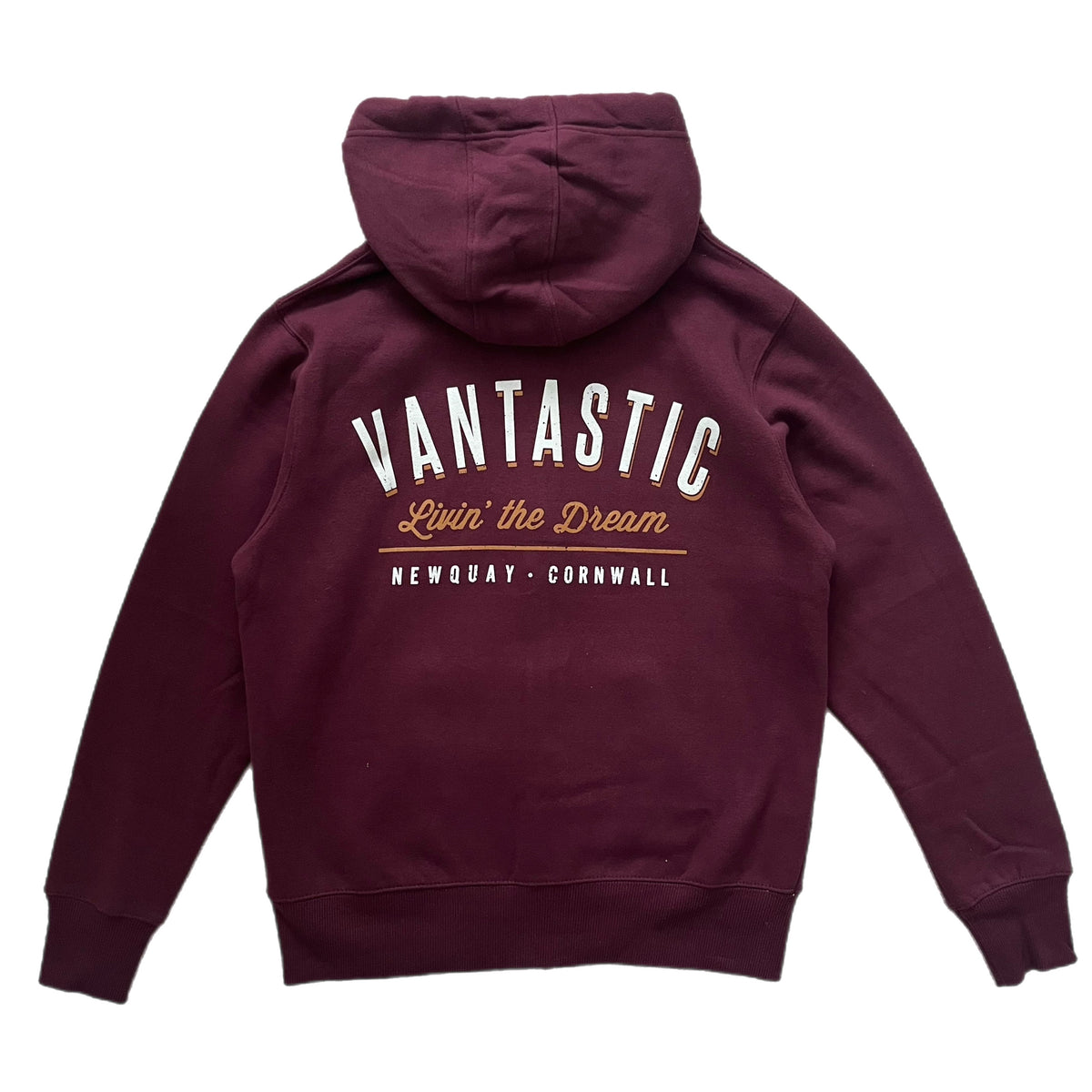 Living the dream Zip-Up Hoody - Maroon