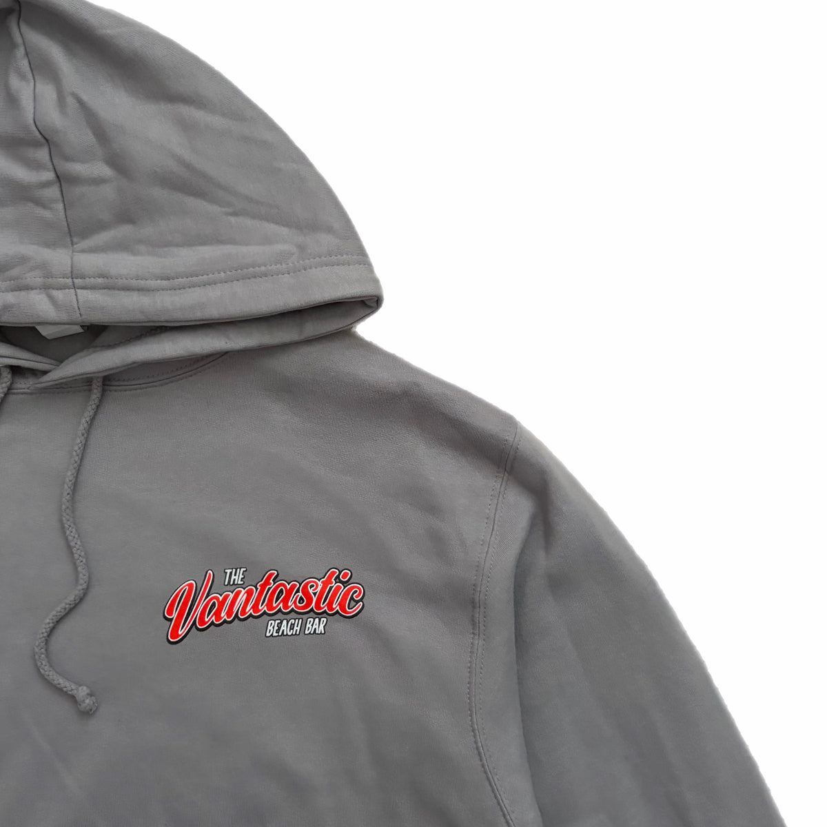 The beach bar hoody - platinum grey