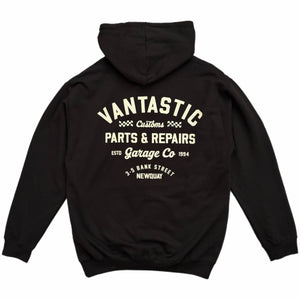 Parts and repairs hoody - black