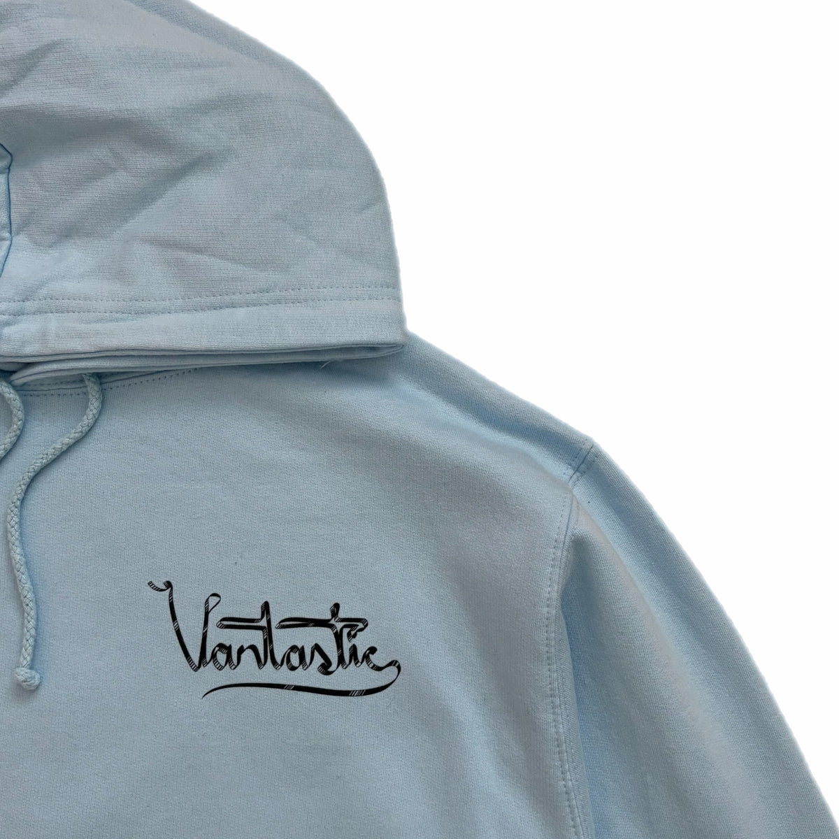 Mix tape hoody - baby blue