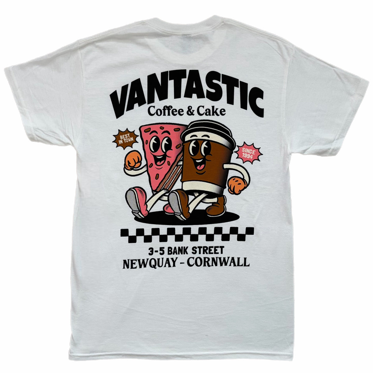 Coffee & cake t-shirt - white