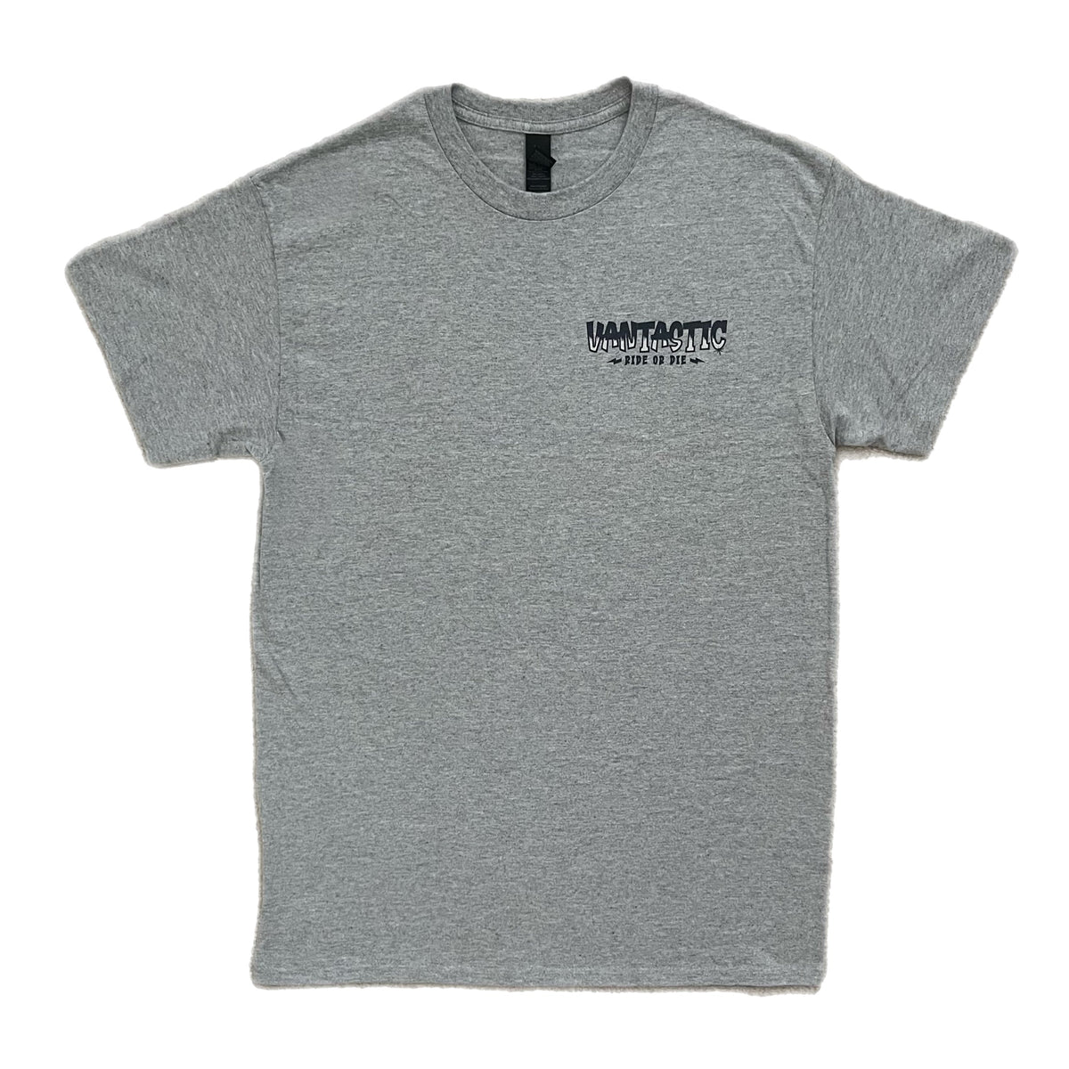 Ride or die t-shirt - heather grey