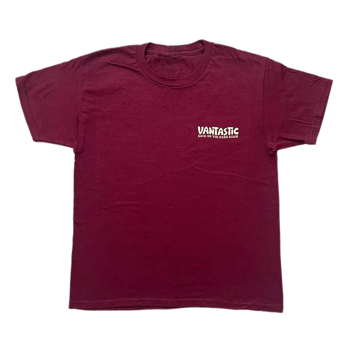 Kids Back on the Road again T-shirt - Maroon