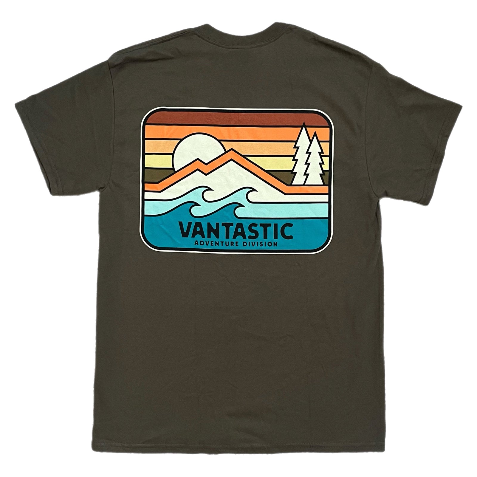 Adventure division t-shirt - olive