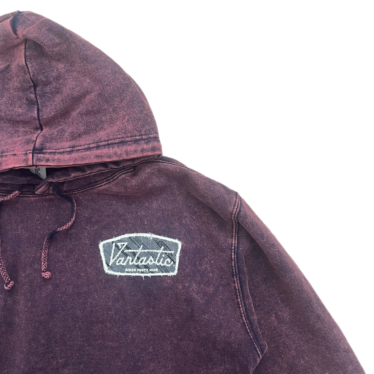 Stitch deluxe Acid wash Hoody - navy