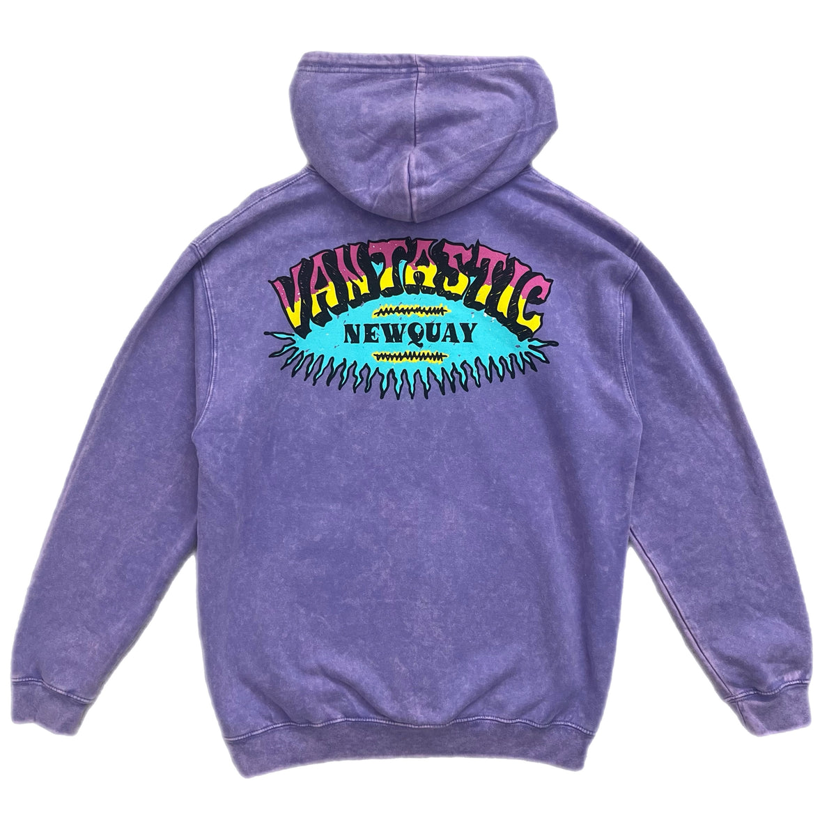 Surf Acid wash Hoody - purple