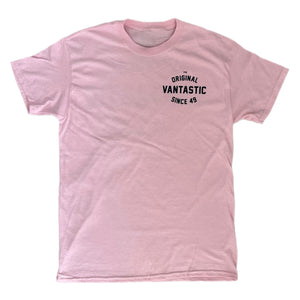 Slammed address short-sleeve T-shirt - Baby Pink