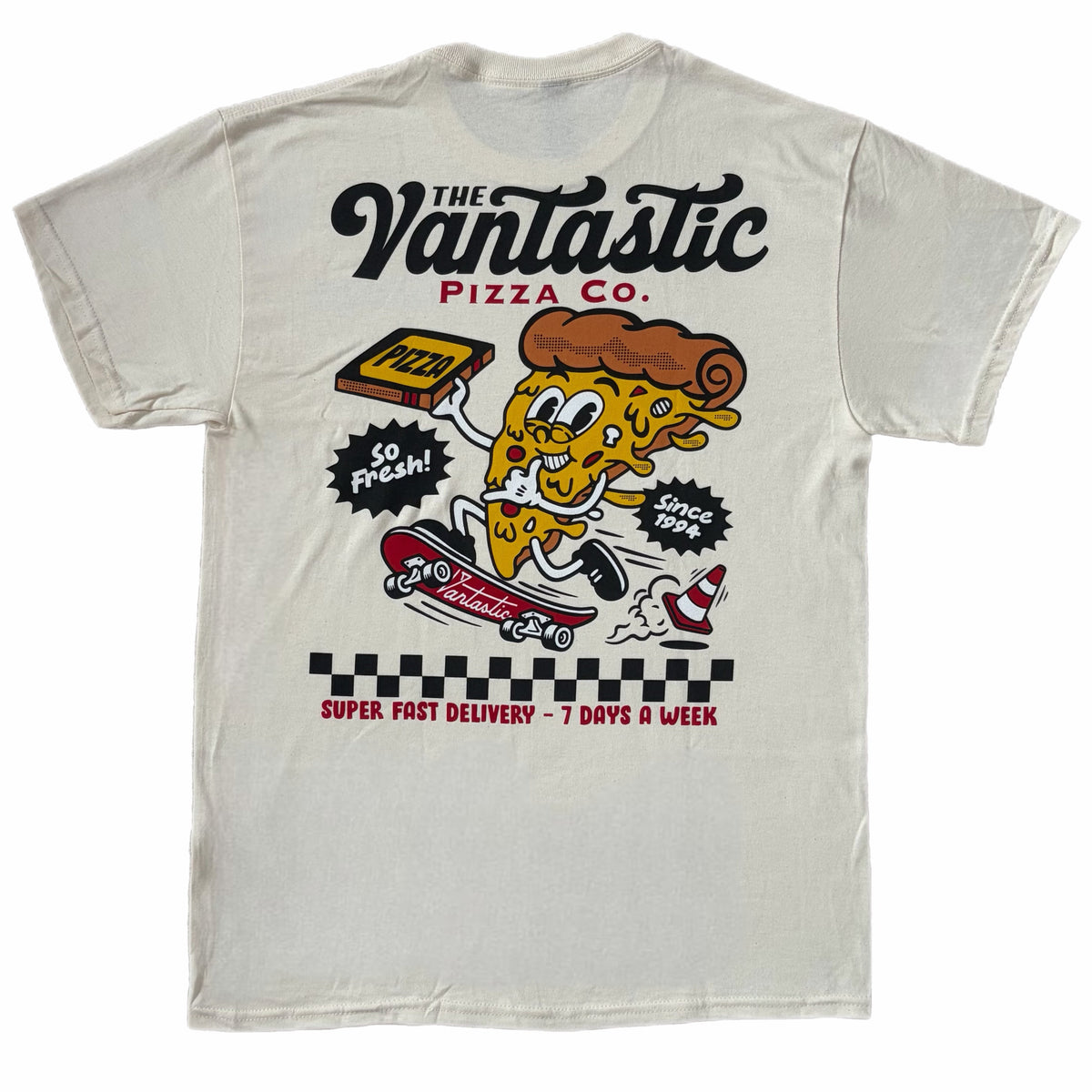 Pizza t-shirt - natural