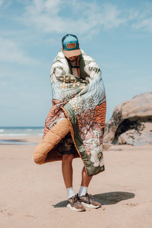 Back on the road again Quilted Camping Blanket - Limited Edition