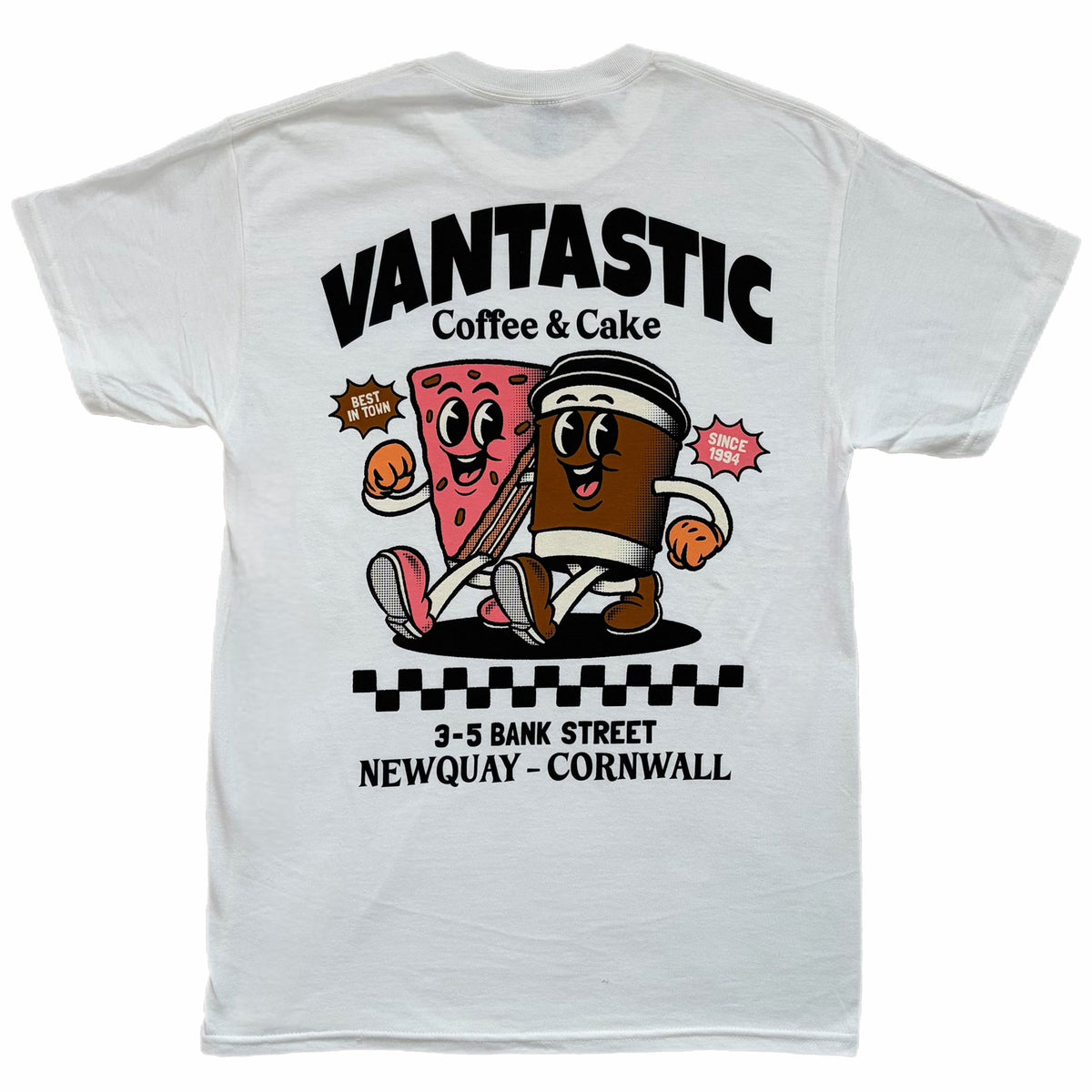 Coffee & cake t-shirt - white