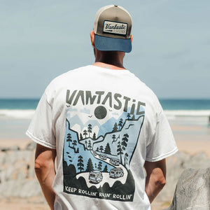 Keep rollin t-shirt - White