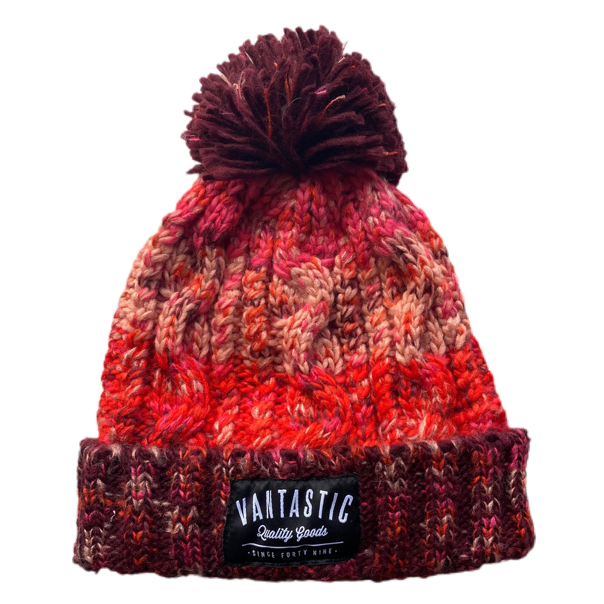 Cohesion Bobble Beanie - Cherry Sherbet