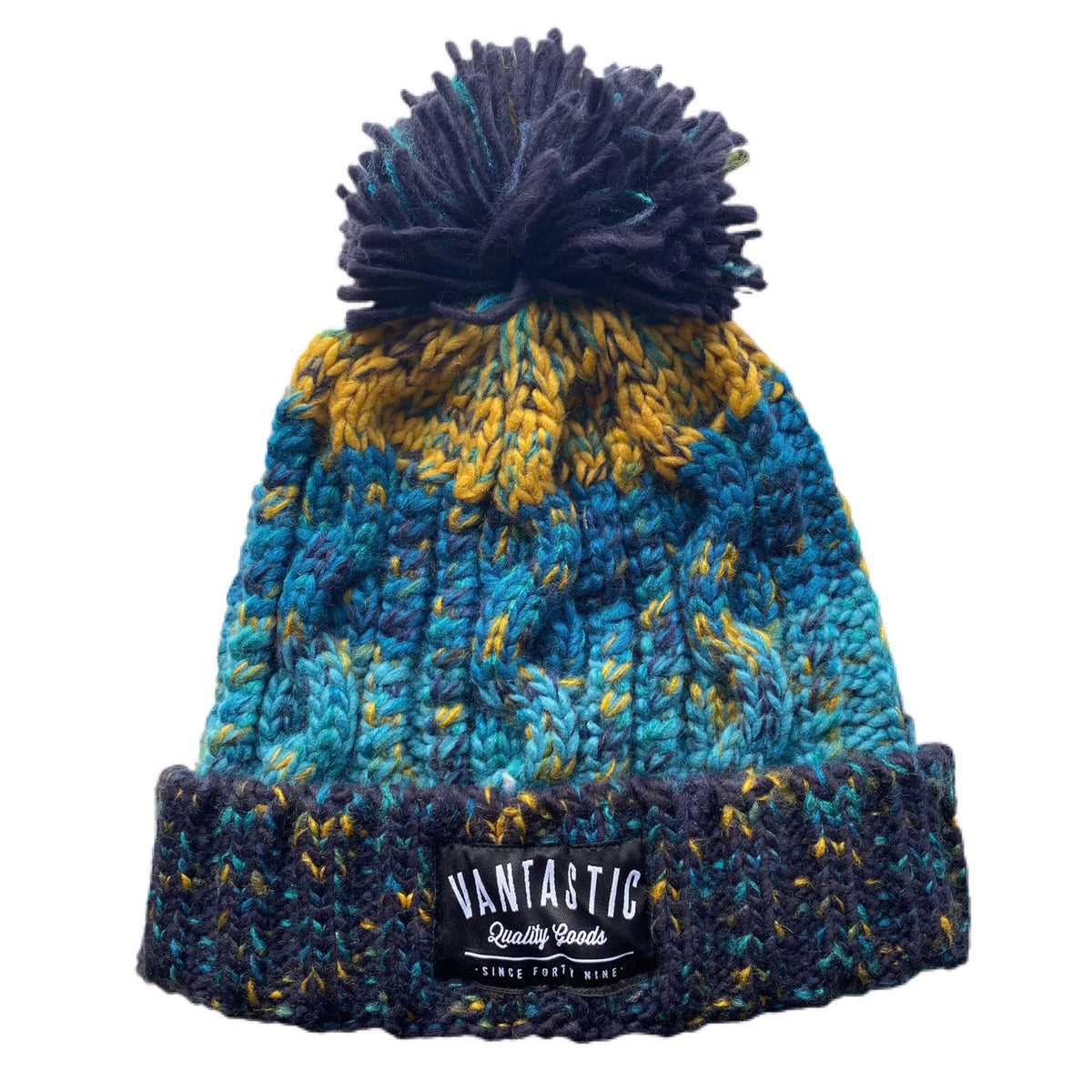 Cohesion Bobble Beanie - Marine
