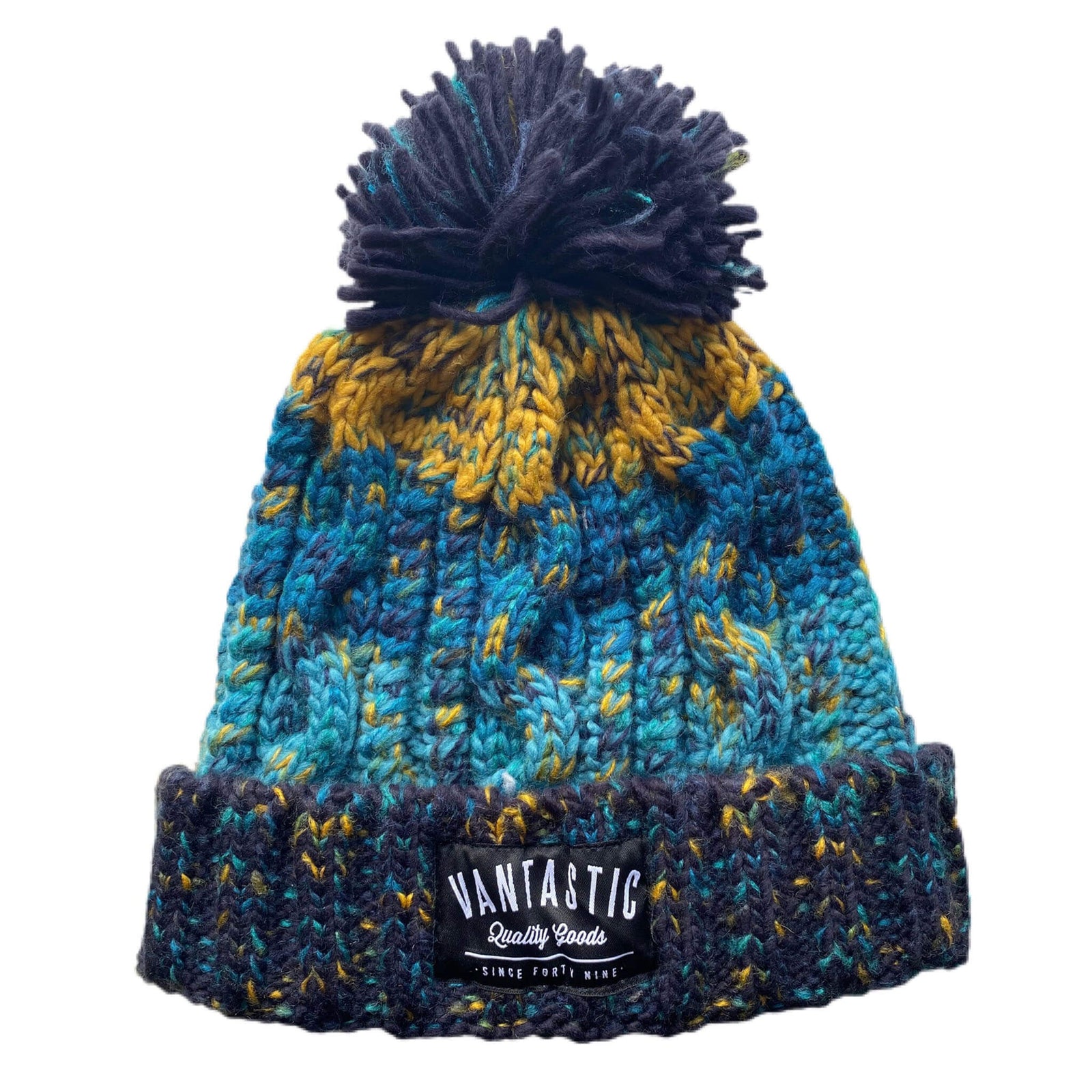 Cohesion Bobble Beanie - Marine