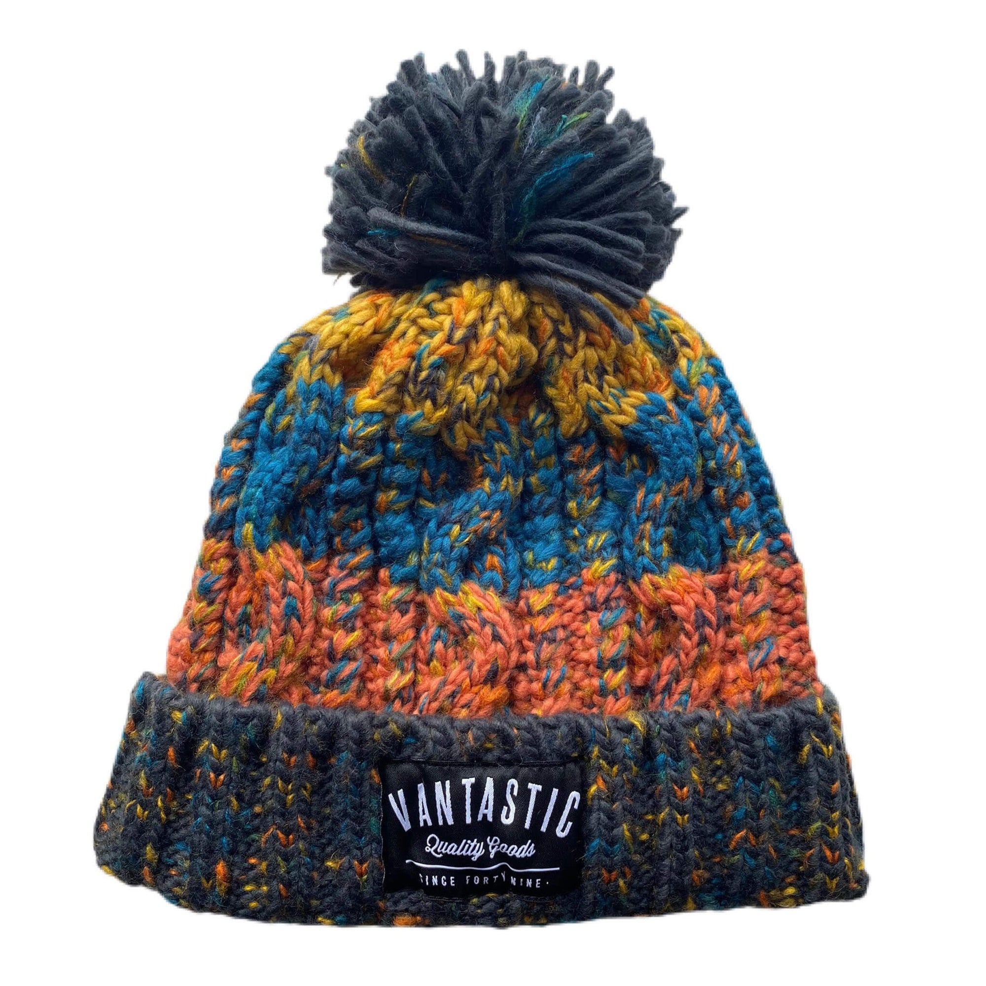 Cohesion Bobble Beanie - Rusted