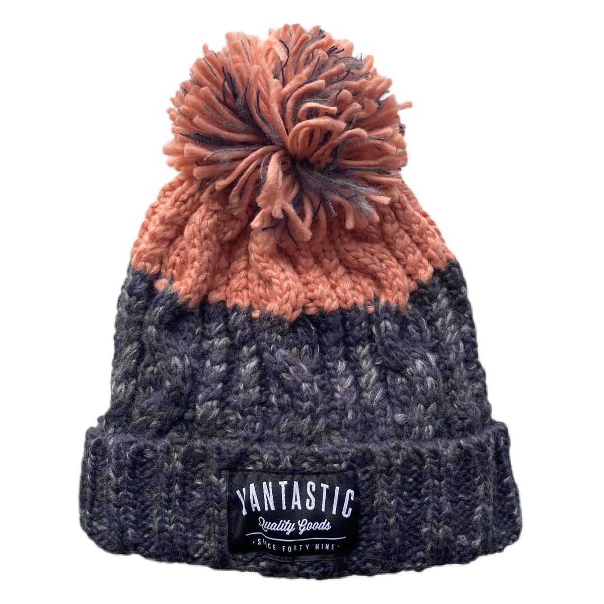 Fluid Bobble Beanie - Blush